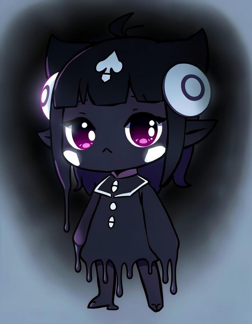 Nocturne Veil, a Deltarune OC made on GenTube