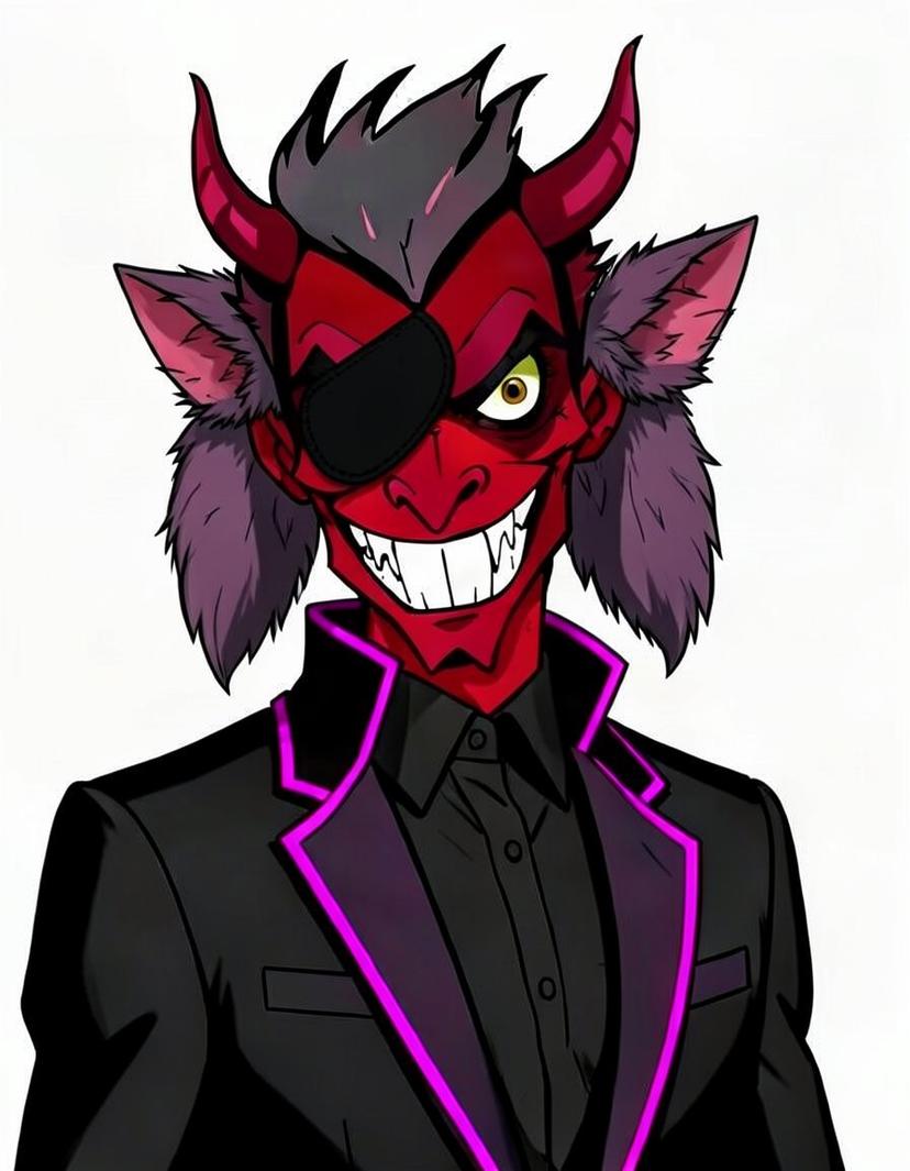 Ronnok, a Hazbin Hotel OC made on GenTube