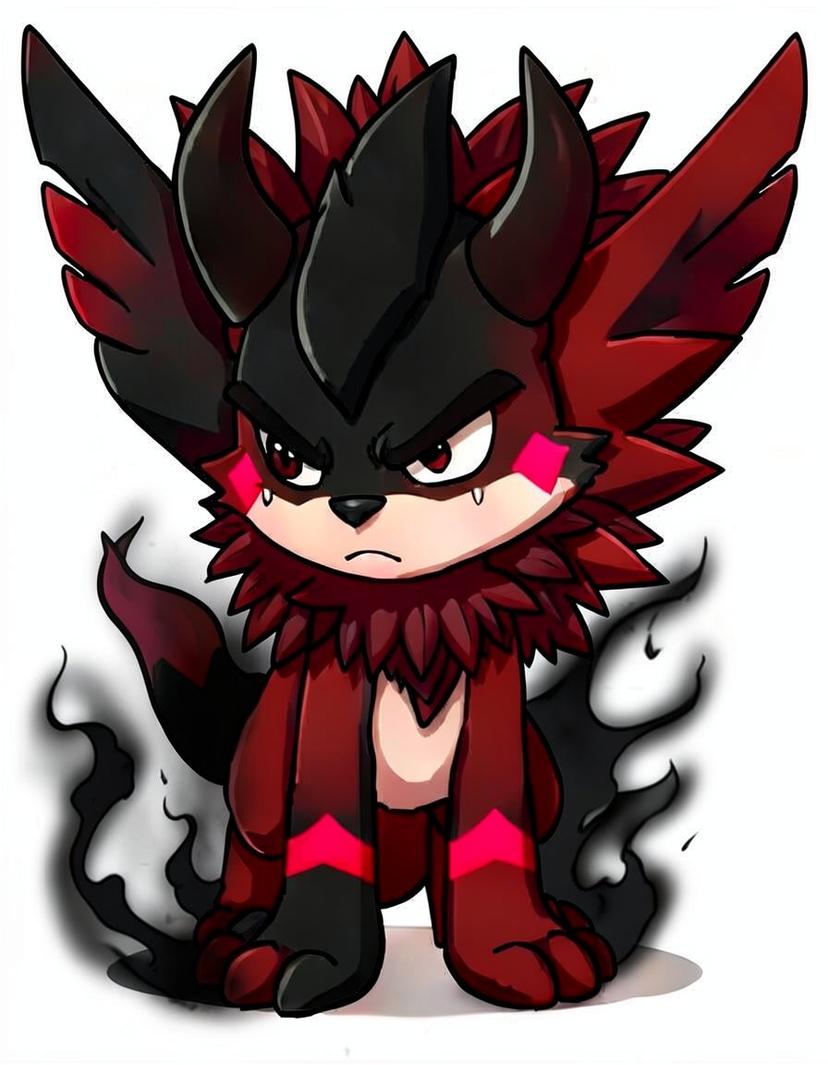 Nightspike, a Pokemon OC made on GenTube