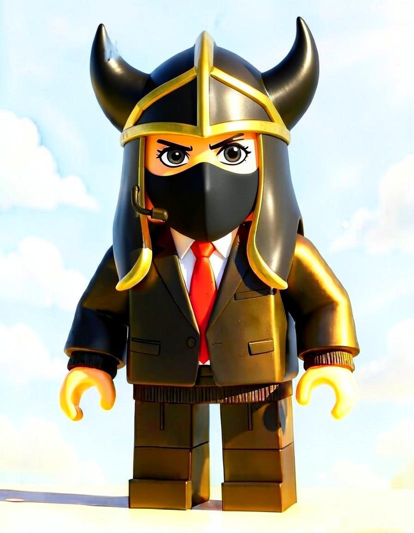Neonhelm, a Roblox OC made on GenTube