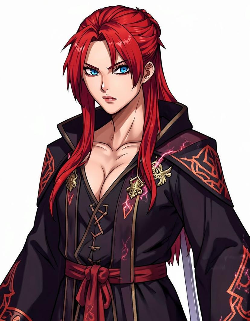 Scarlet Warden, a Bleach OC made on GenTube