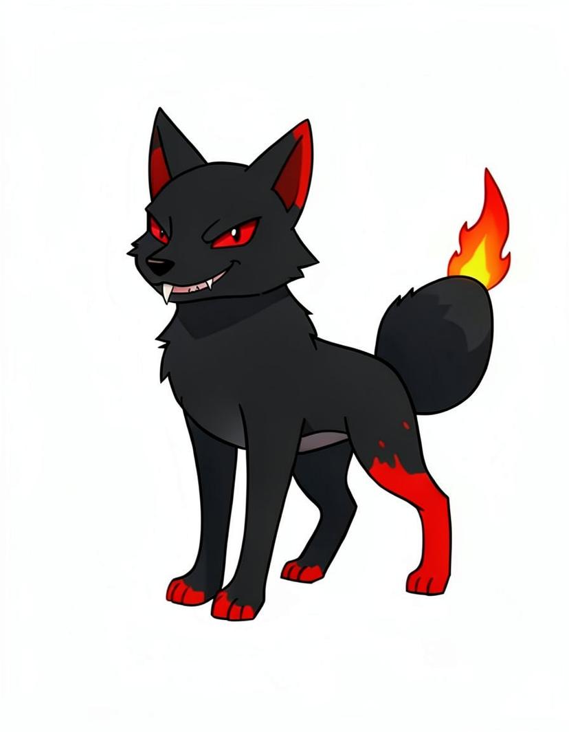 Shadefang, a Pokemon OC made on GenTube