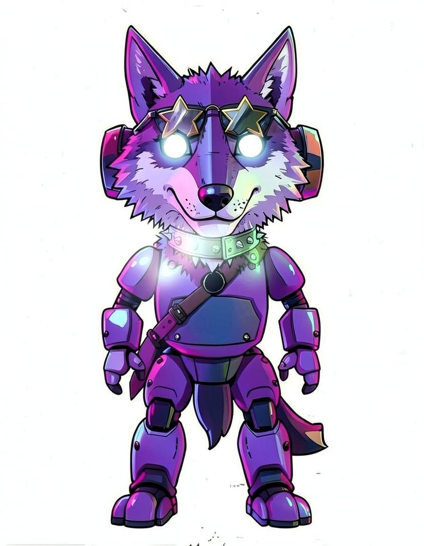 Violet Fang, a FNAF OC made on GenTube