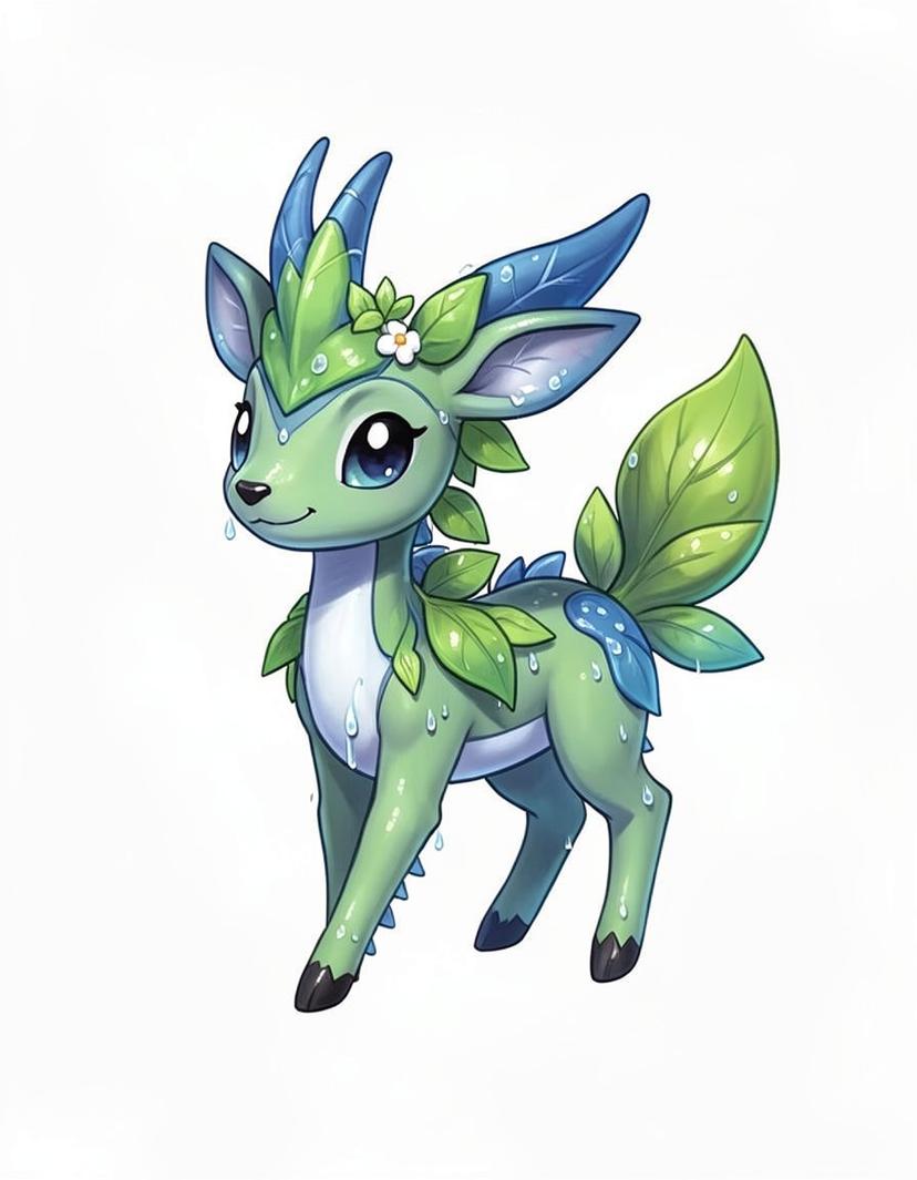 Bubblileaf, a Pokemon OC made on GenTube