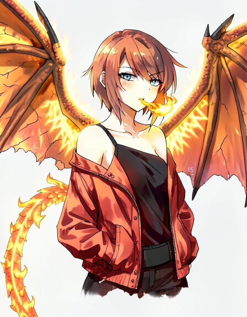 Peril, a Wings of Fire OC made on GenTube