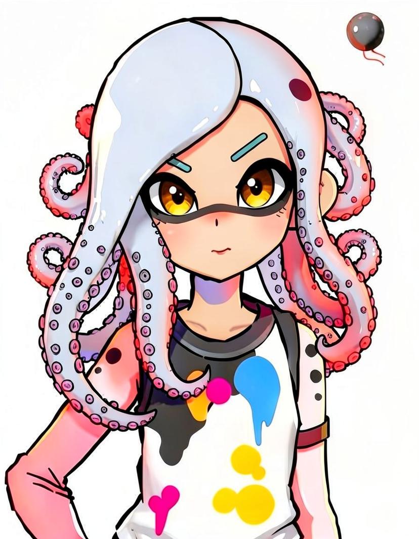 Inkflare, a Splatoon OC made on GenTube