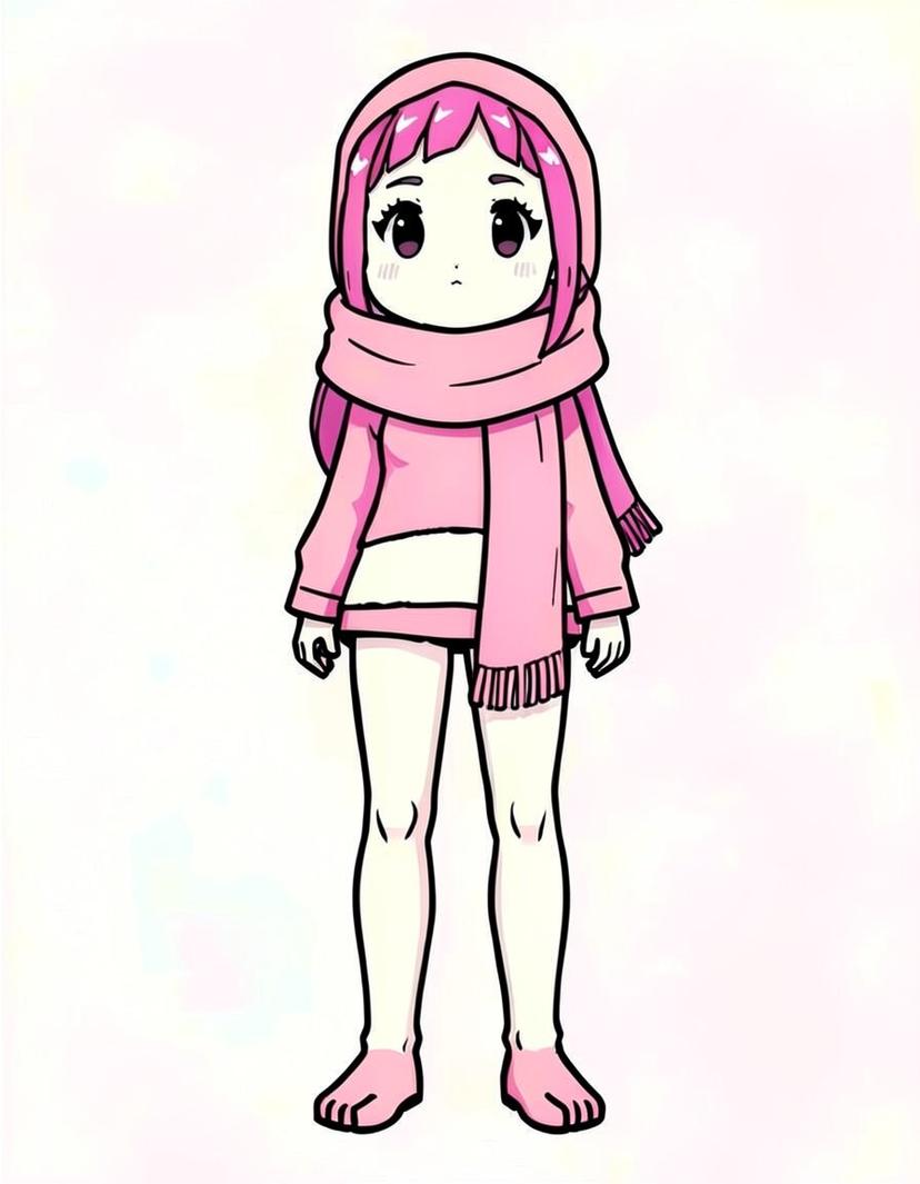 Pinklit Ember, a Deltarune OC made on GenTube