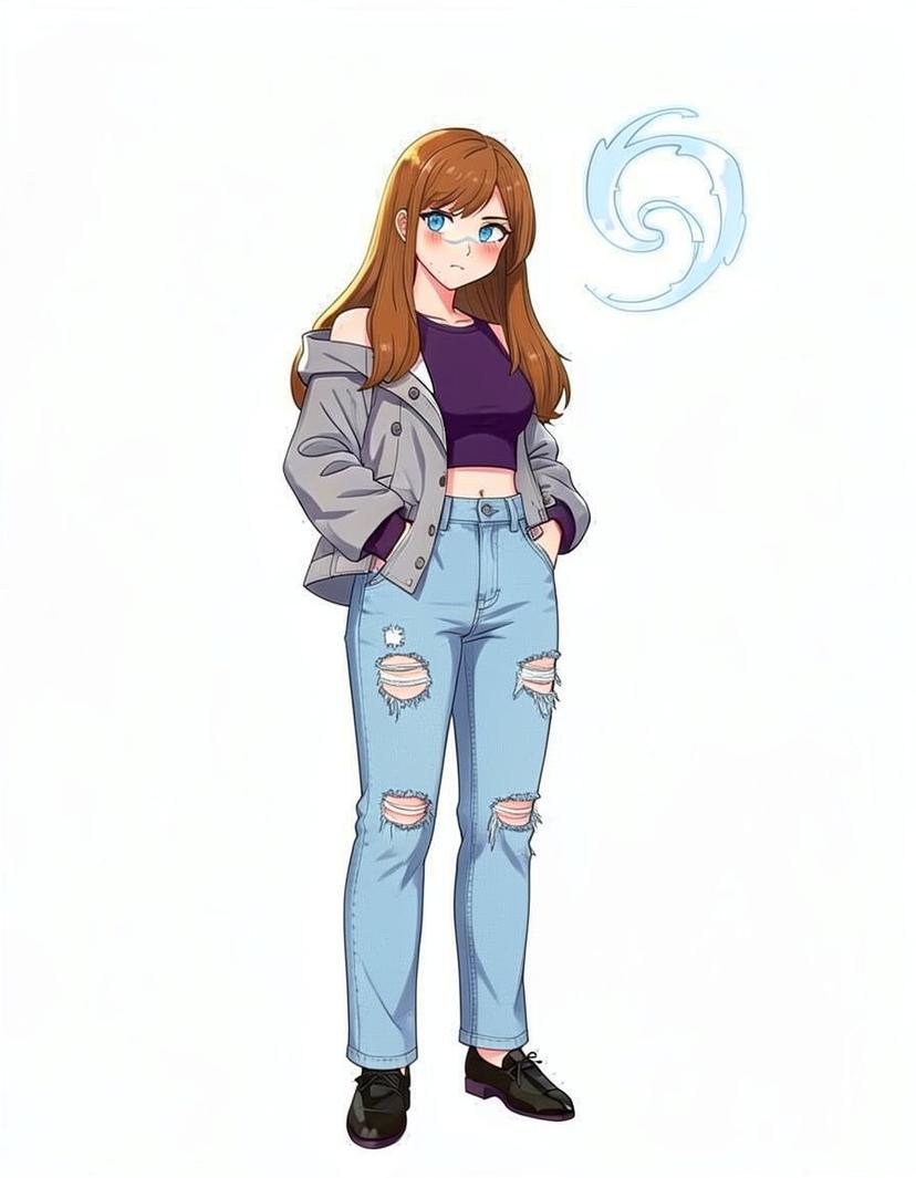 Kylee Snow, a Jujutsu Kaisen OC made on GenTube