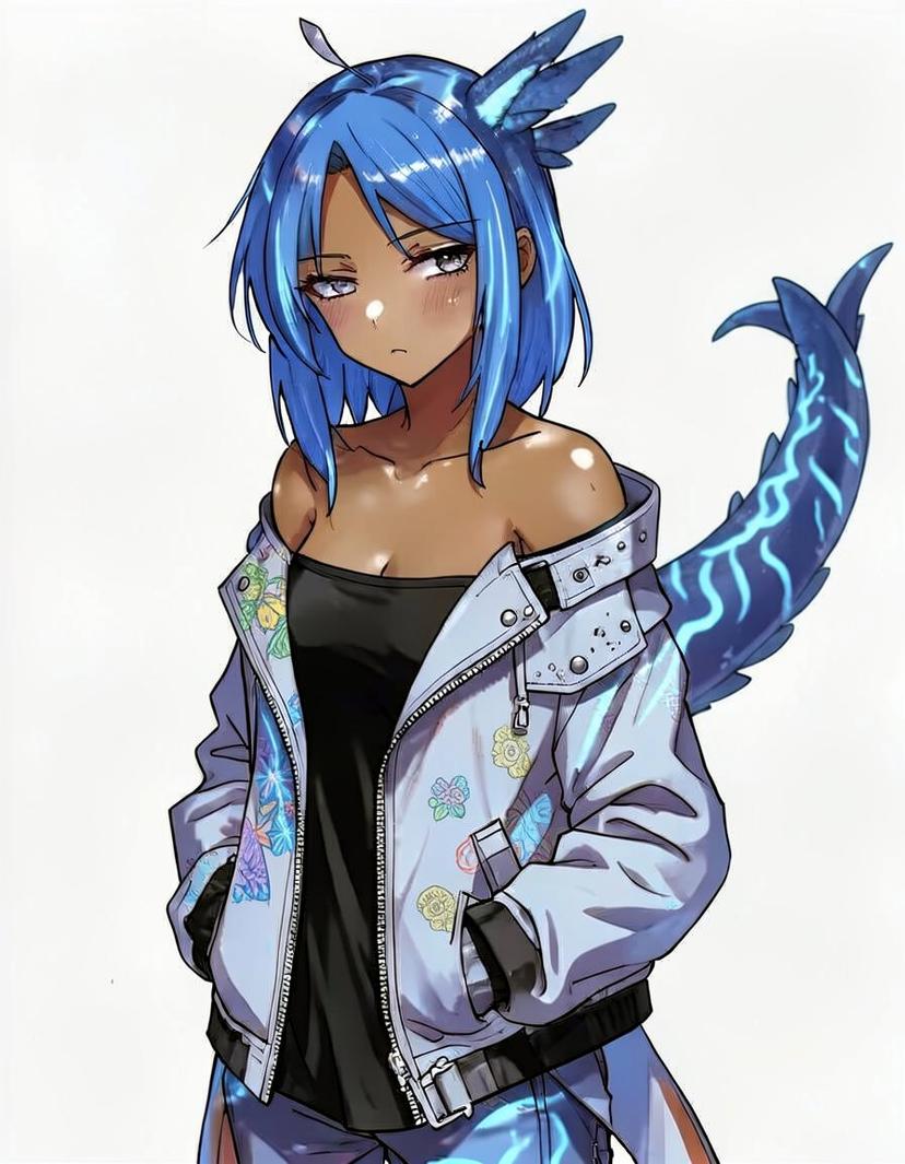 Tsunami, a Wings of Fire OC made on GenTube