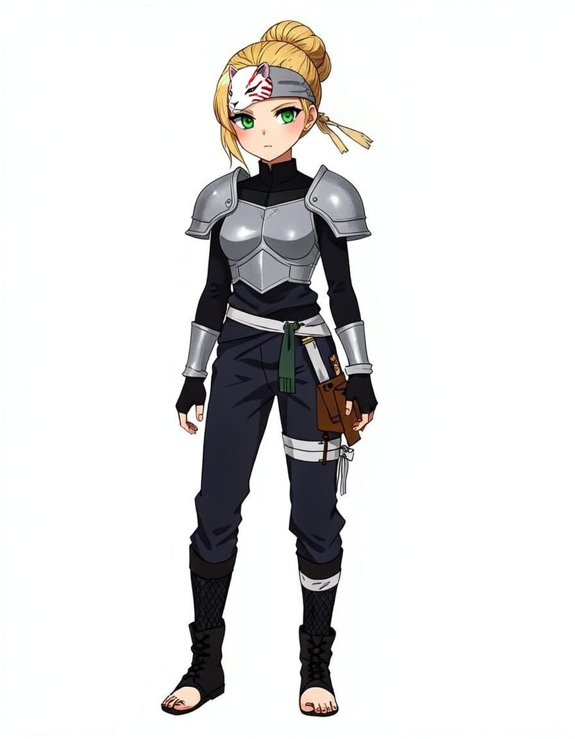 Leafshade, a Naruto OC made on GenTube