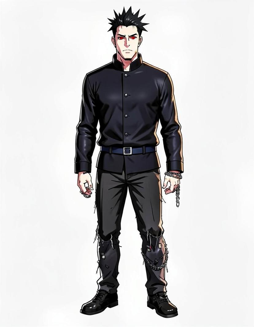 Samuel Lucero, a Jujutsu Kaisen OC made on GenTube