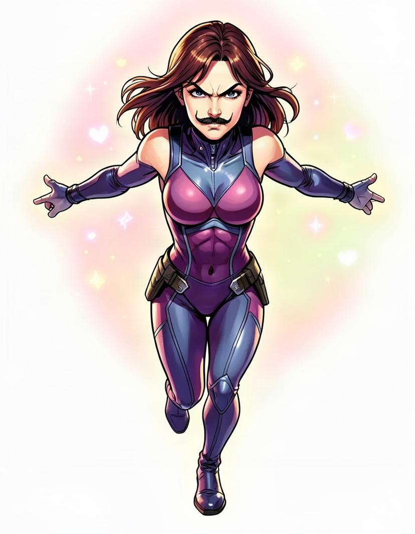 Lucia, a Invincible OC made on GenTube