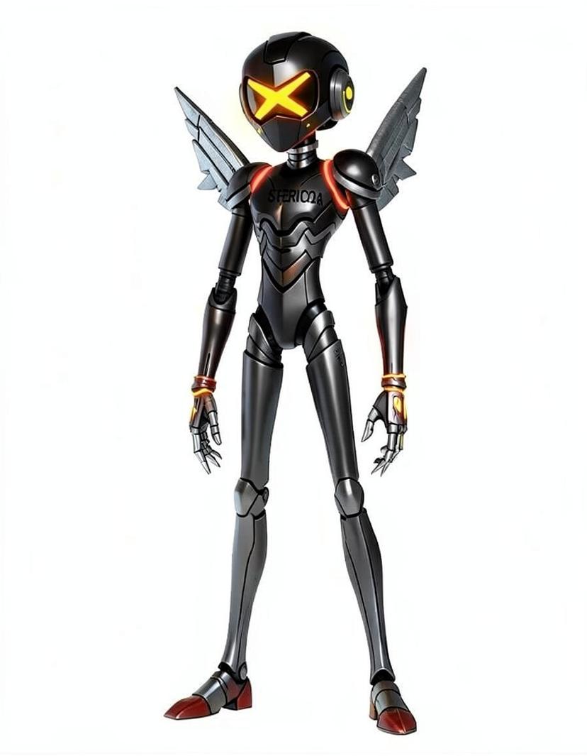 ChromeX, a Murder Drones OC made on GenTube