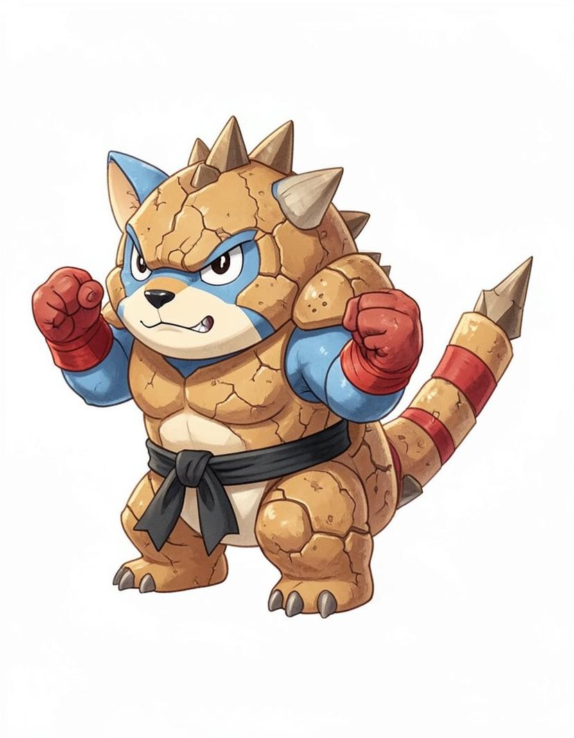 Quakeprowl, a Pokemon OC made on GenTube