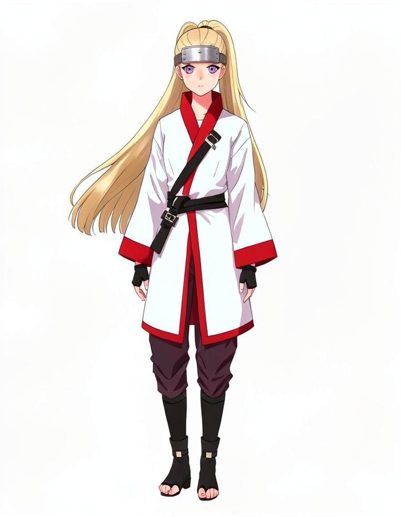 Lilac Veil, a Naruto OC made on GenTube