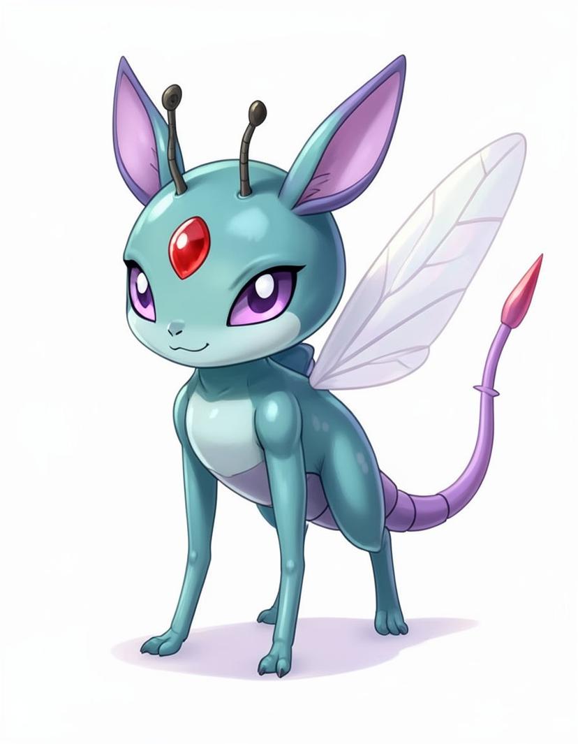Psycarab, a Pokemon OC made on GenTube