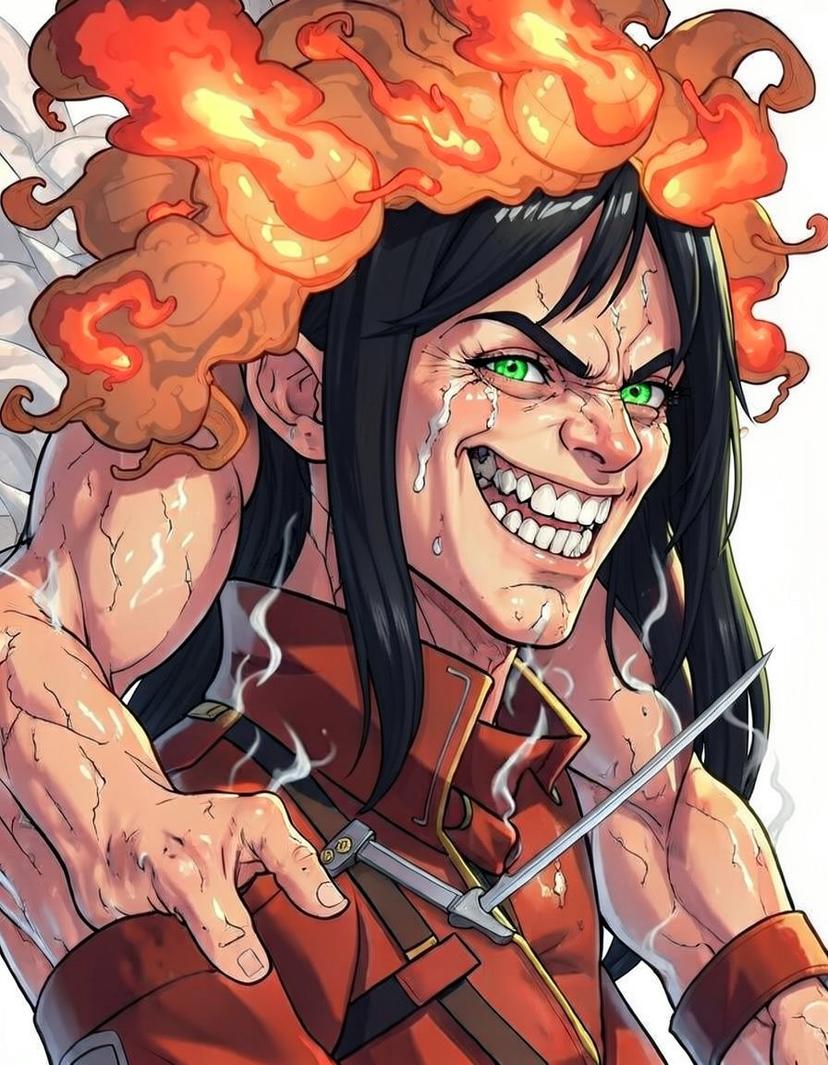 Nightforge, a Attack on Titan OC made on GenTube