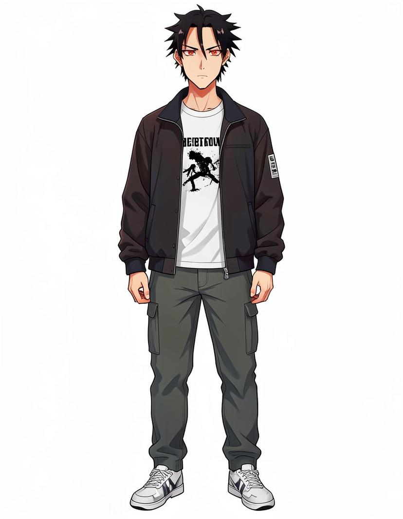 Vyrean Ashenbrand, a Naruto OC made on GenTube