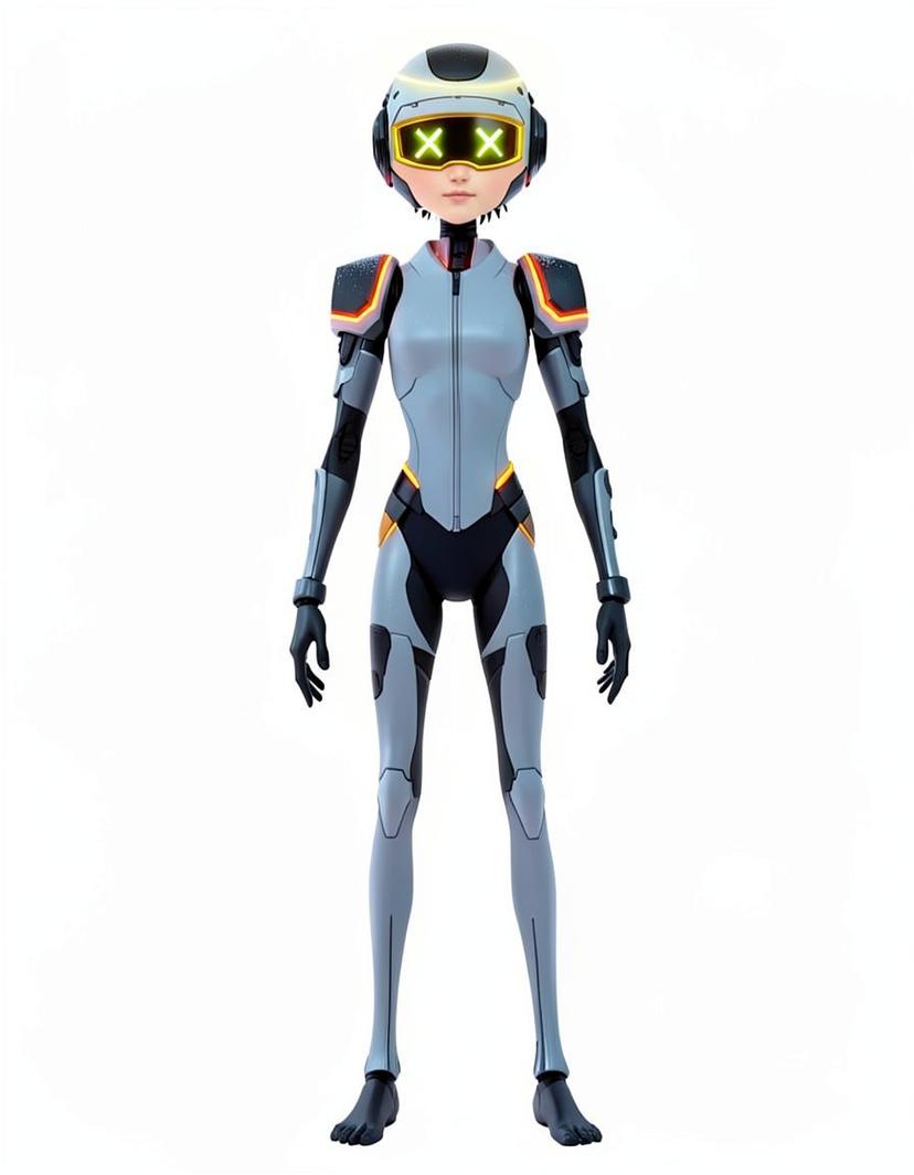 Glinta, a Murder Drones OC made on GenTube