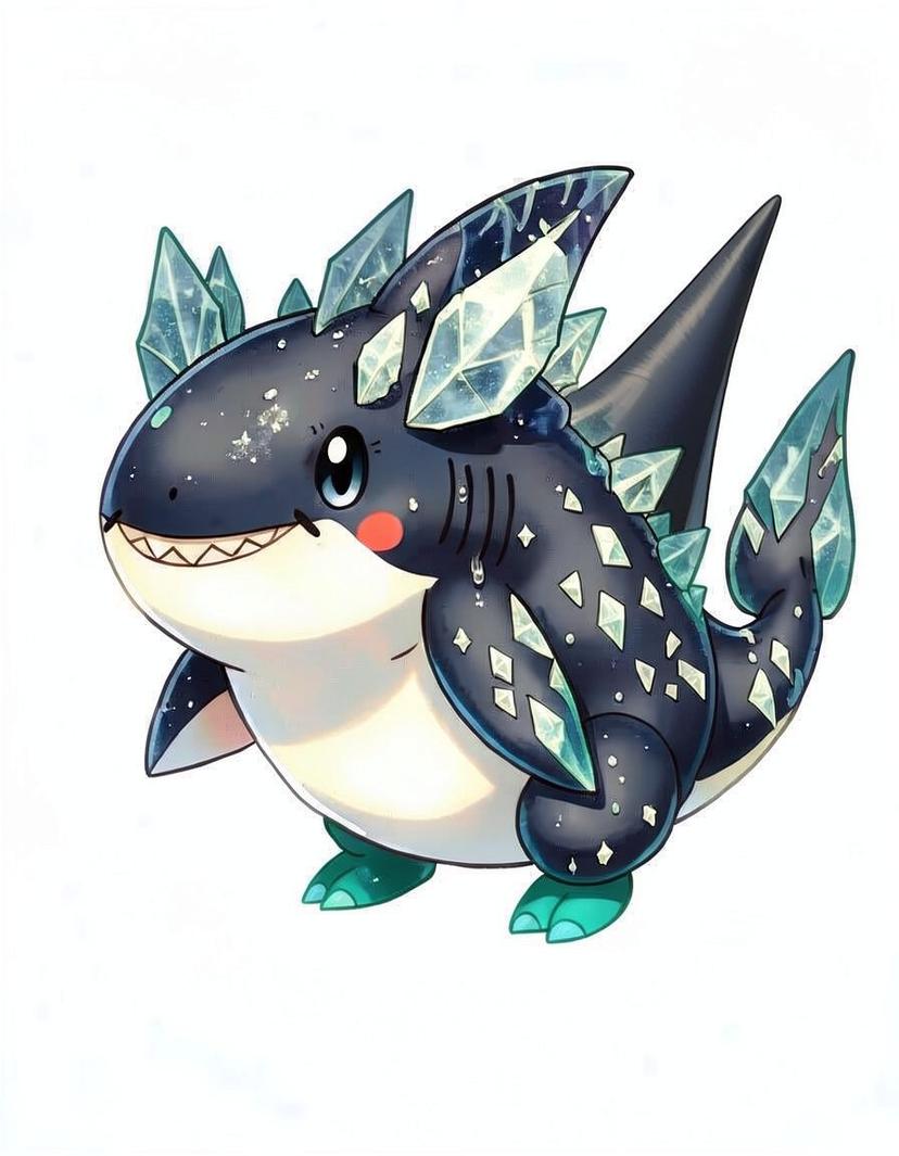 Brinechomp, a Pokemon OC made on GenTube