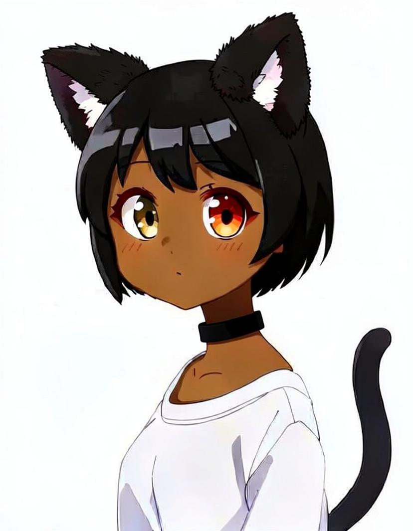 Cleta, a Catgirl OC made on GenTube