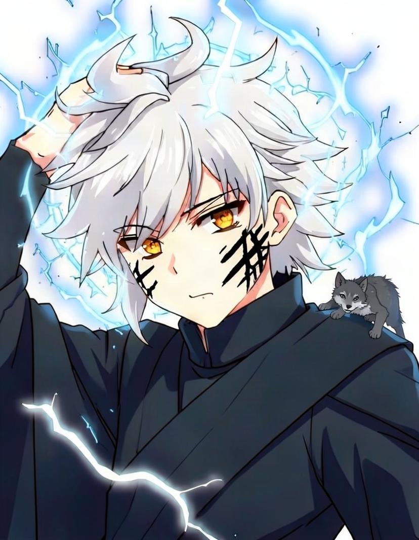 Silverflare, a Jujutsu Kaisen OC made on GenTube