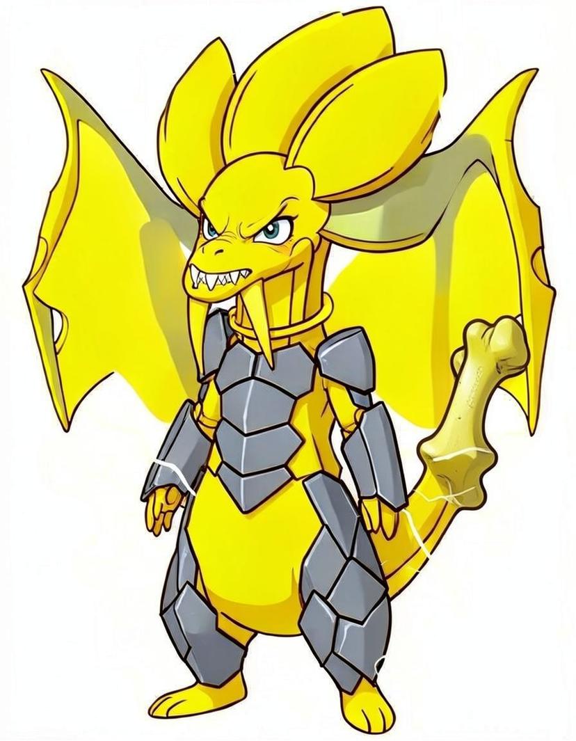 Goldfang, a Pokemon OC made on GenTube