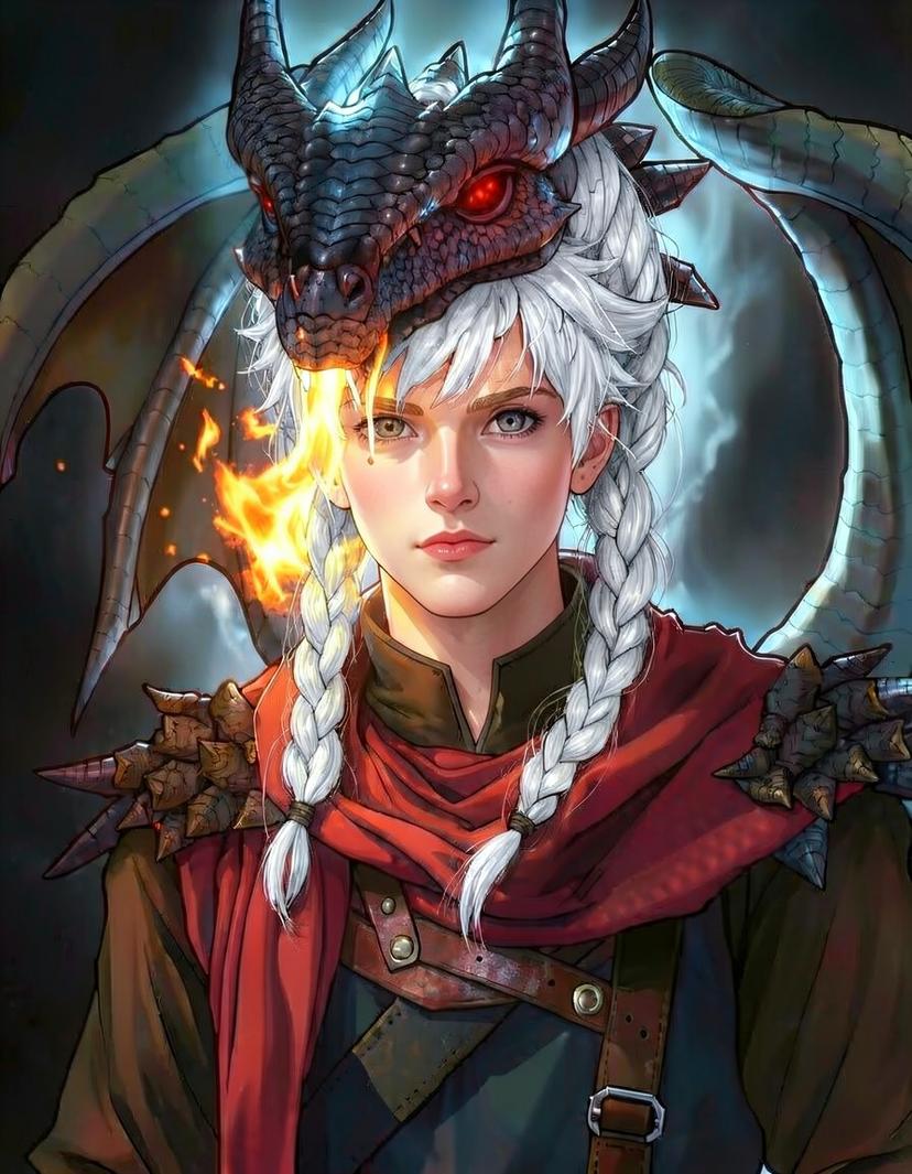 Violetbane, a Game of Thrones Dragon OC made on GenTube