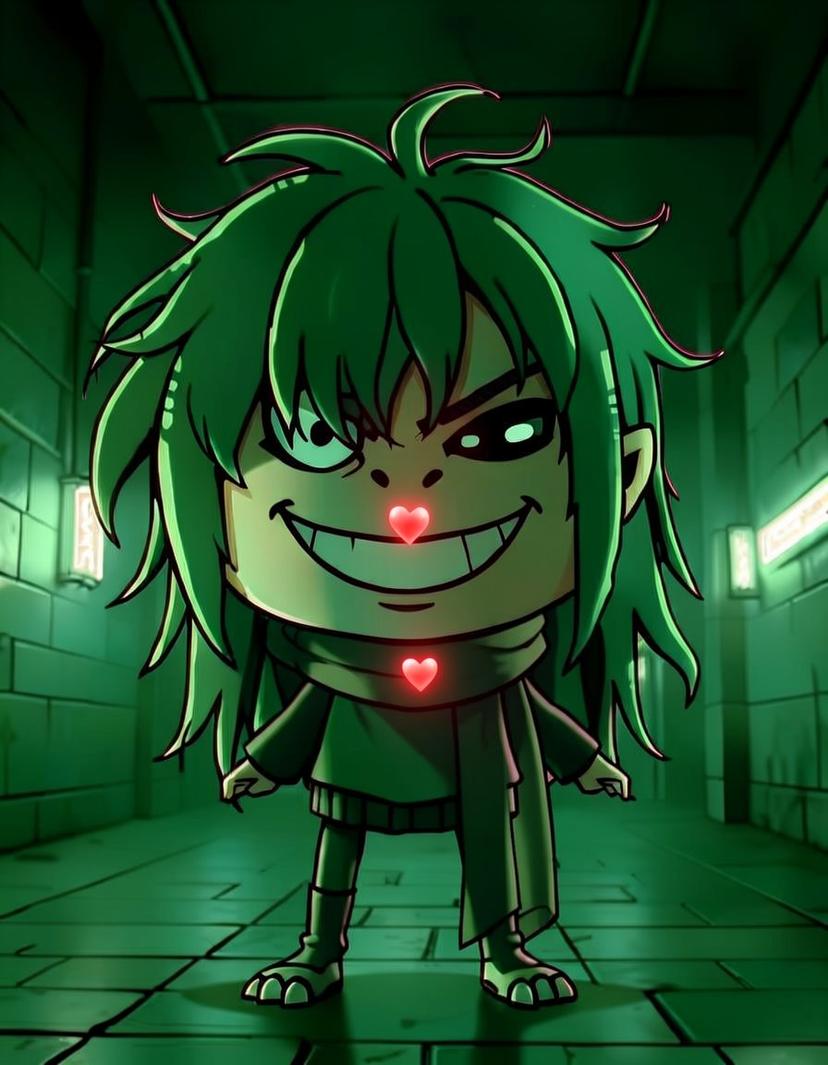 Murkheart, a Deltarune OC made on GenTube