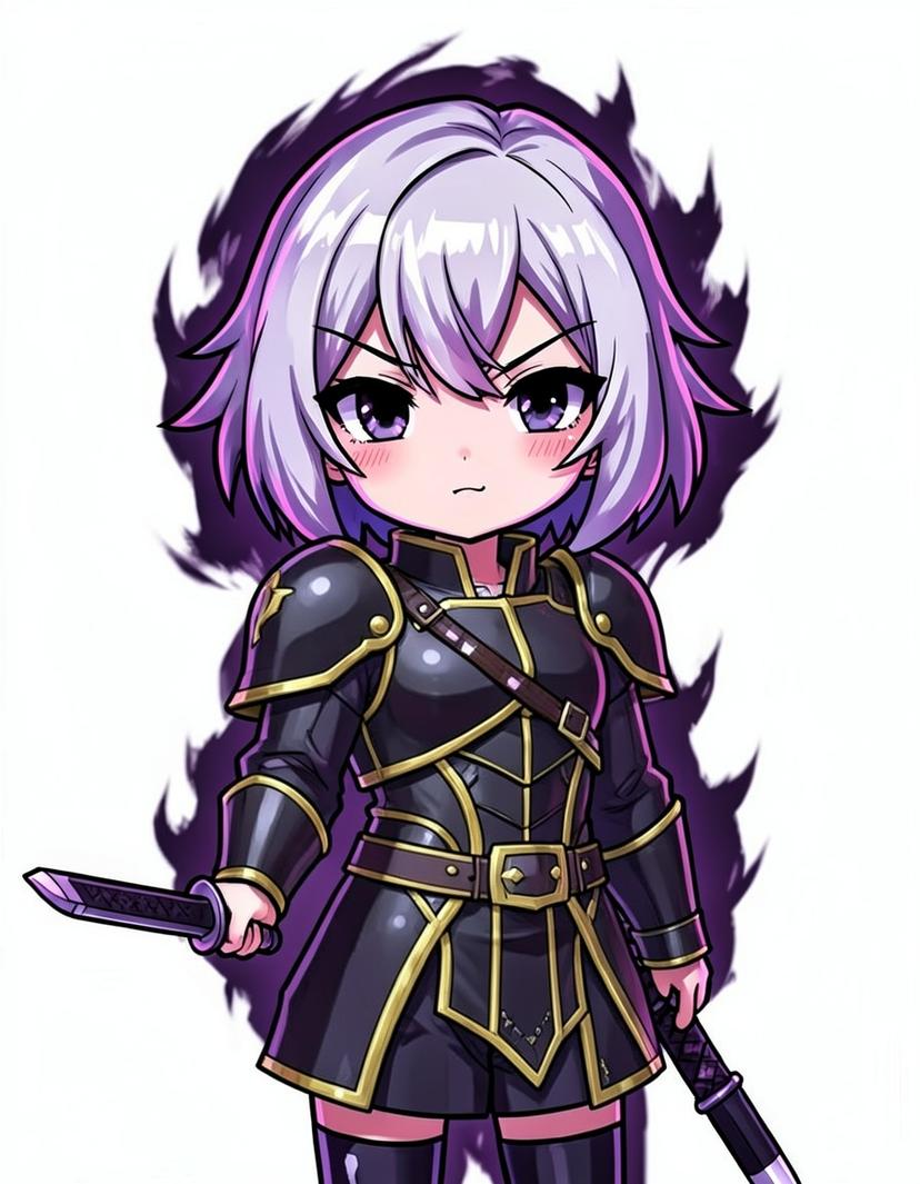 Noxlyn, a Deltarune OC made on GenTube