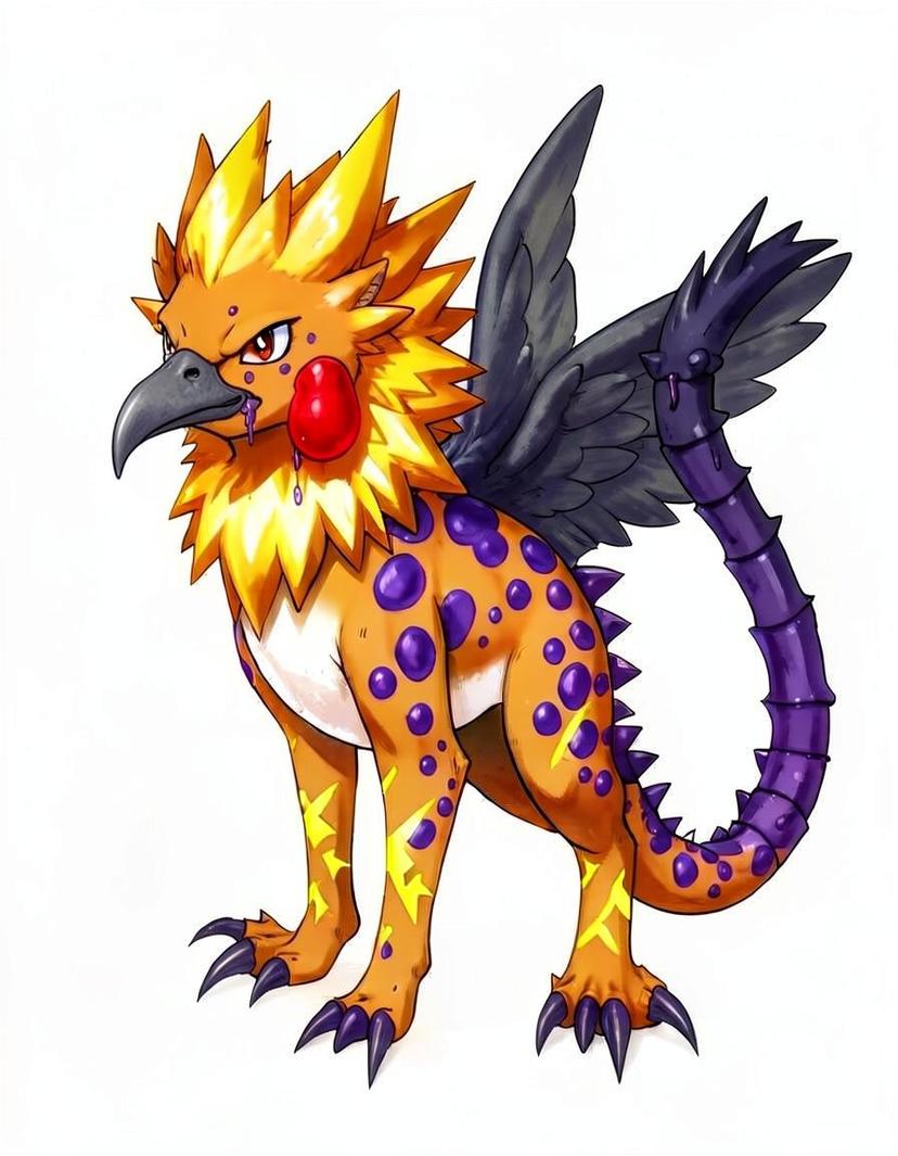 Voltra, a Pokemon OC made on GenTube