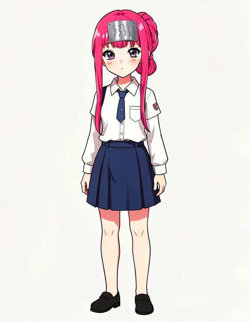 Lavendrei, a Naruto OC made on GenTube