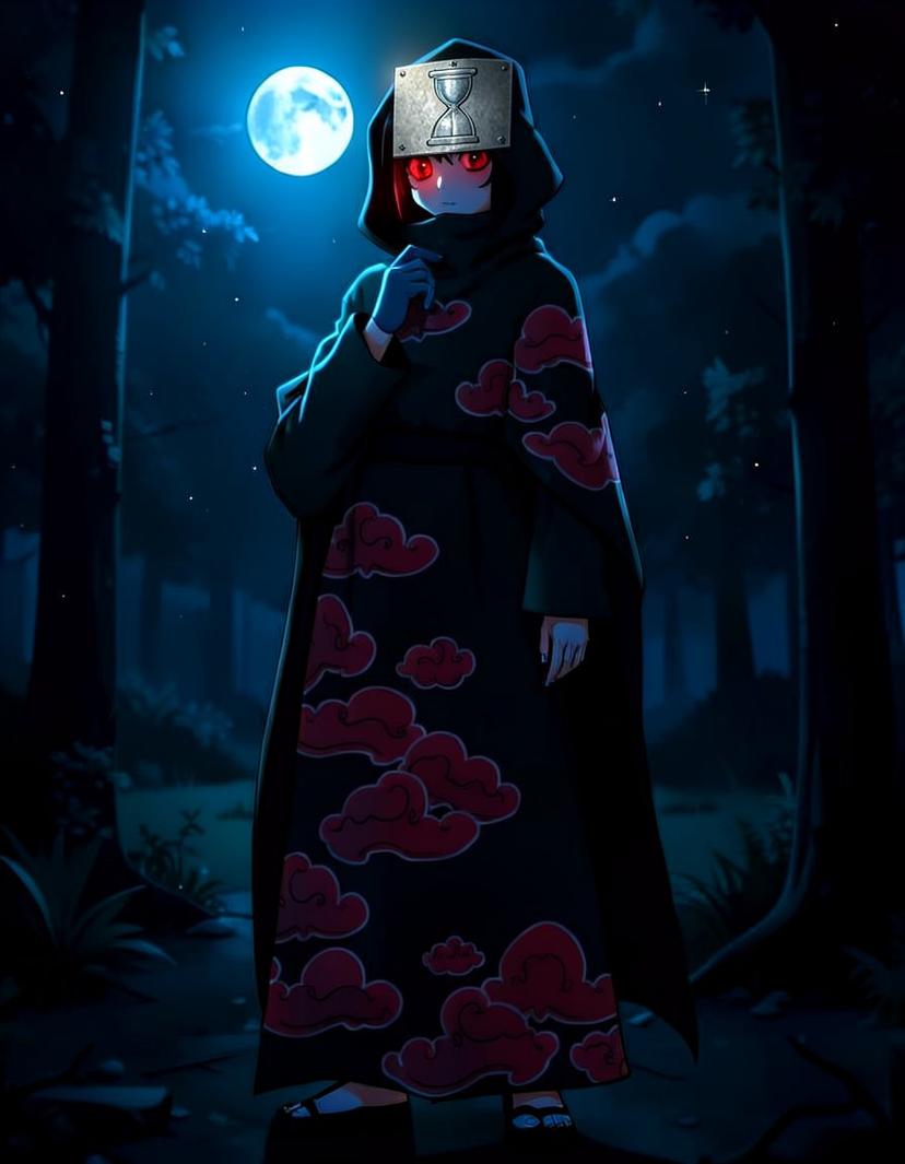 Nightshade Veil, a Naruto OC made on GenTube