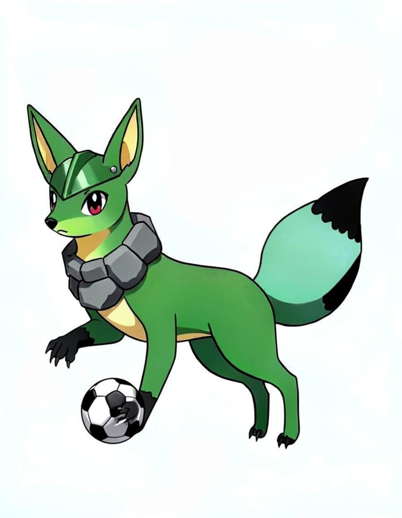 Alloyfen, a Pokemon OC made on GenTube
