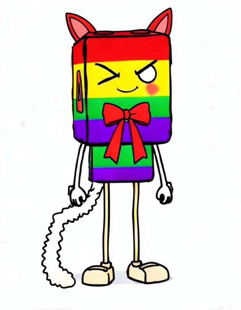 Rainy, a Dandys World OC made on GenTube
