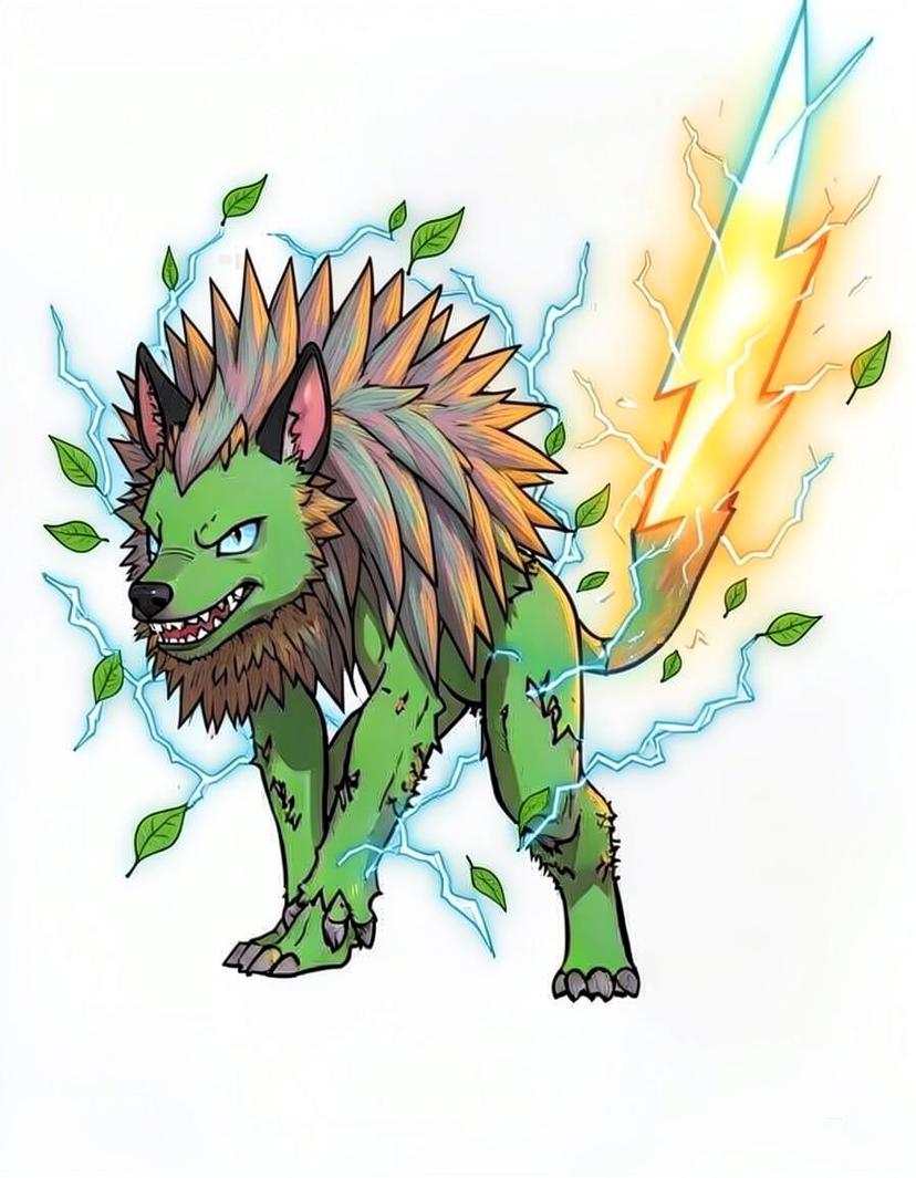 Bolthound, a Pokemon OC made on GenTube