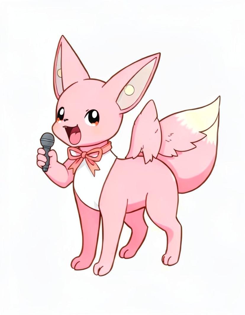 Mimiconio, a Pokemon OC made on GenTube