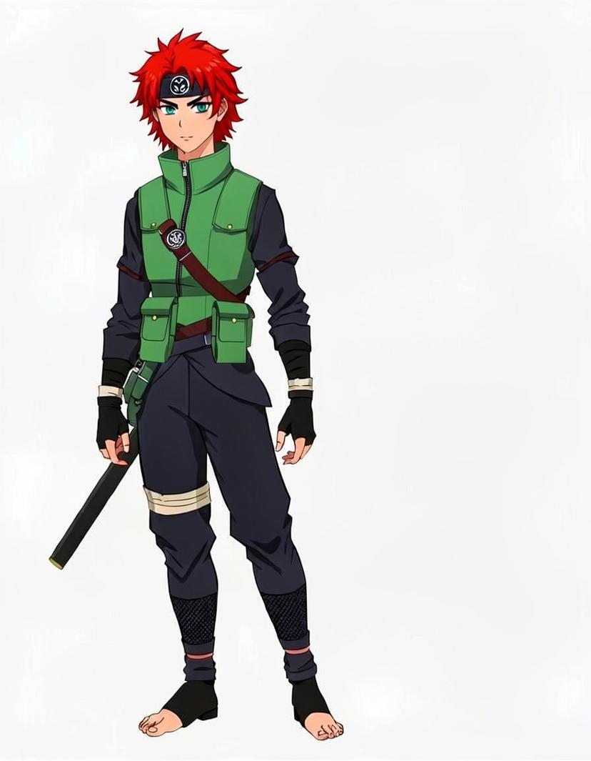 CrimsonLeaf, a Naruto OC made on GenTube