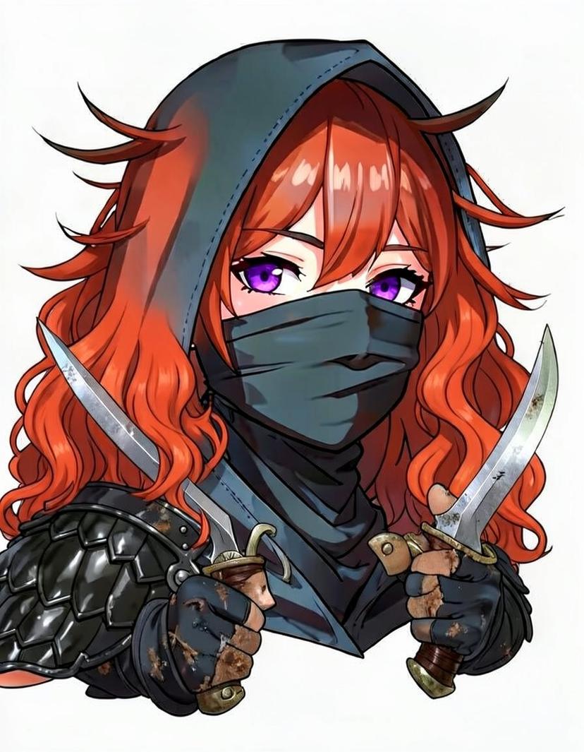 Crimson Veil, a Fourth Wing OC made on GenTube