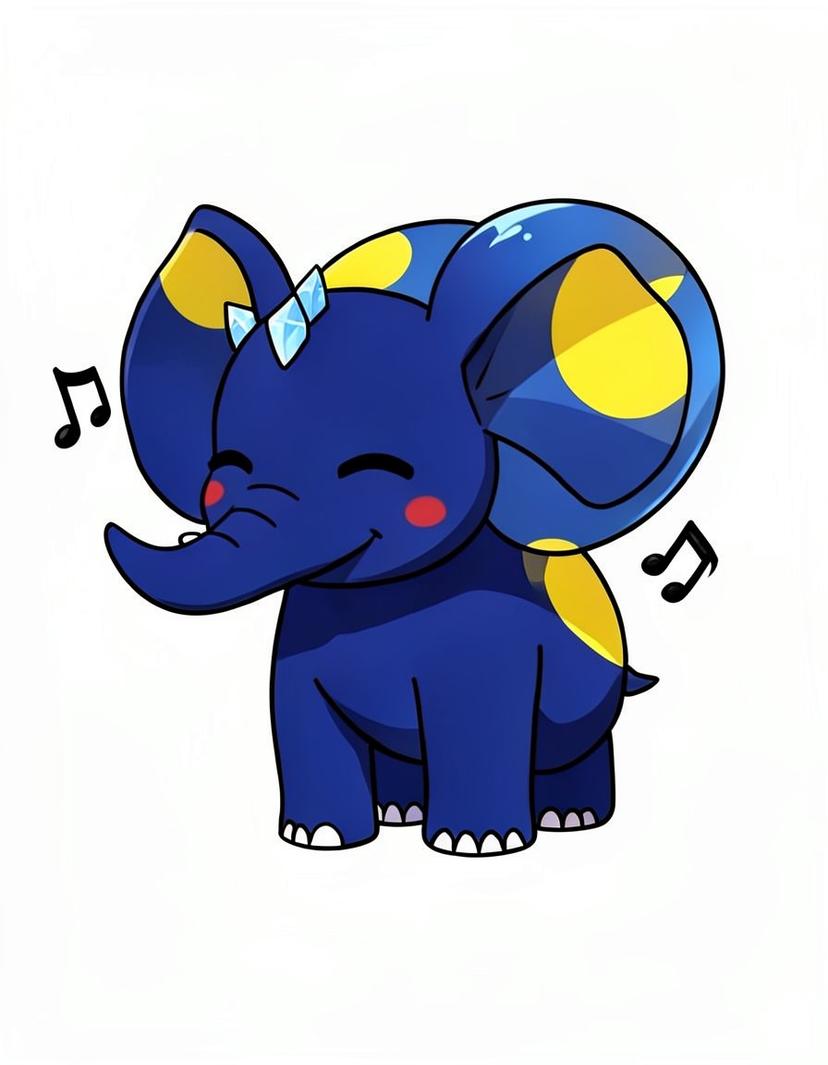 Tidephant, a Pokemon OC made on GenTube
