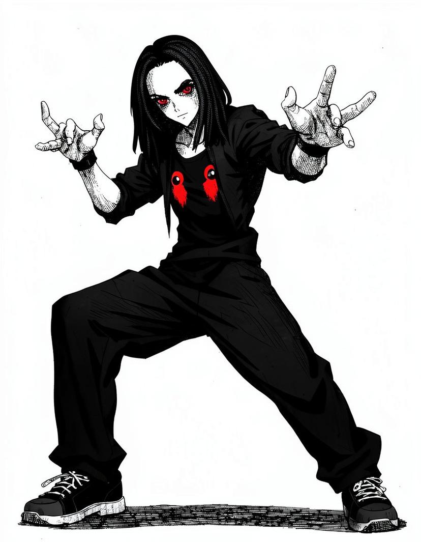Chris Johnson, a Jujutsu Kaisen OC made on GenTube