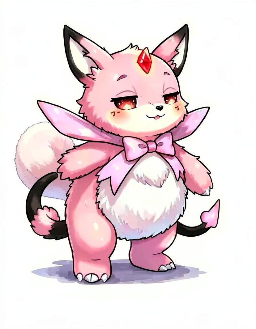 Glimmerbear, a Pokemon OC made on GenTube