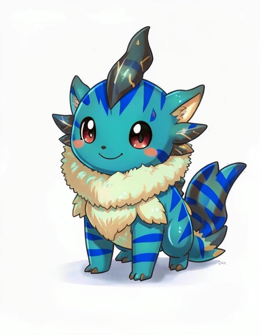 Fluffra, a Pokemon OC made on GenTube