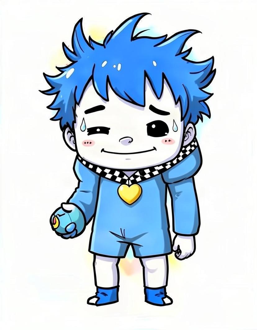 Cobalt Mischief, a Deltarune OC made on GenTube