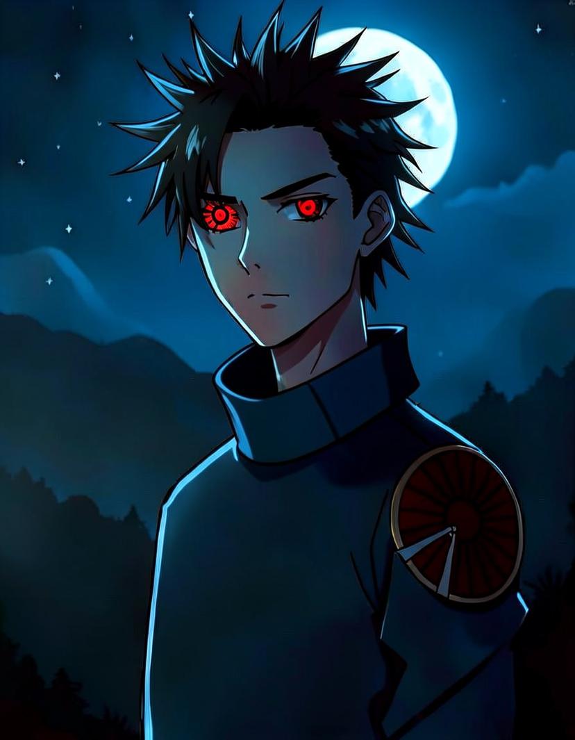 Ravencrest, a Naruto OC made on GenTube