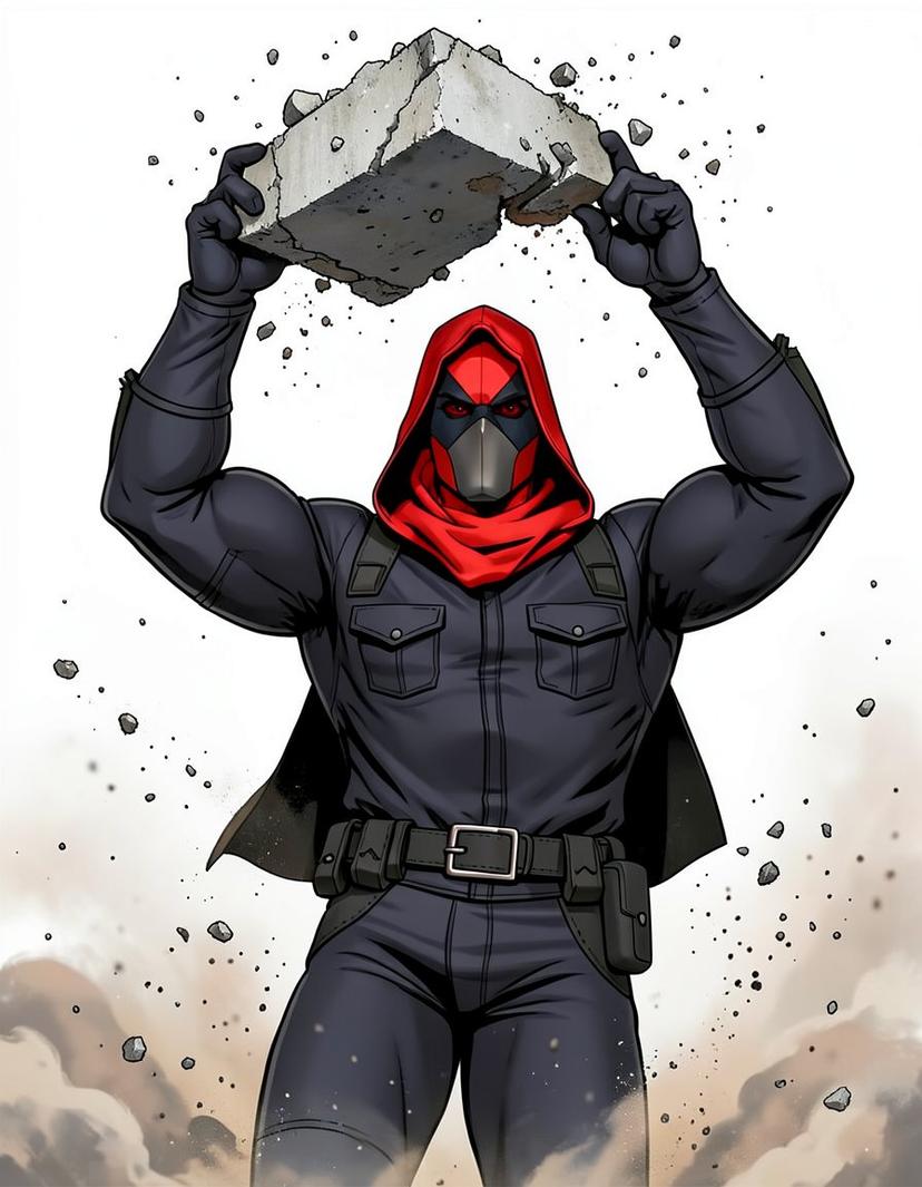 Nightstrike, a Marvel Superhero OC made on GenTube