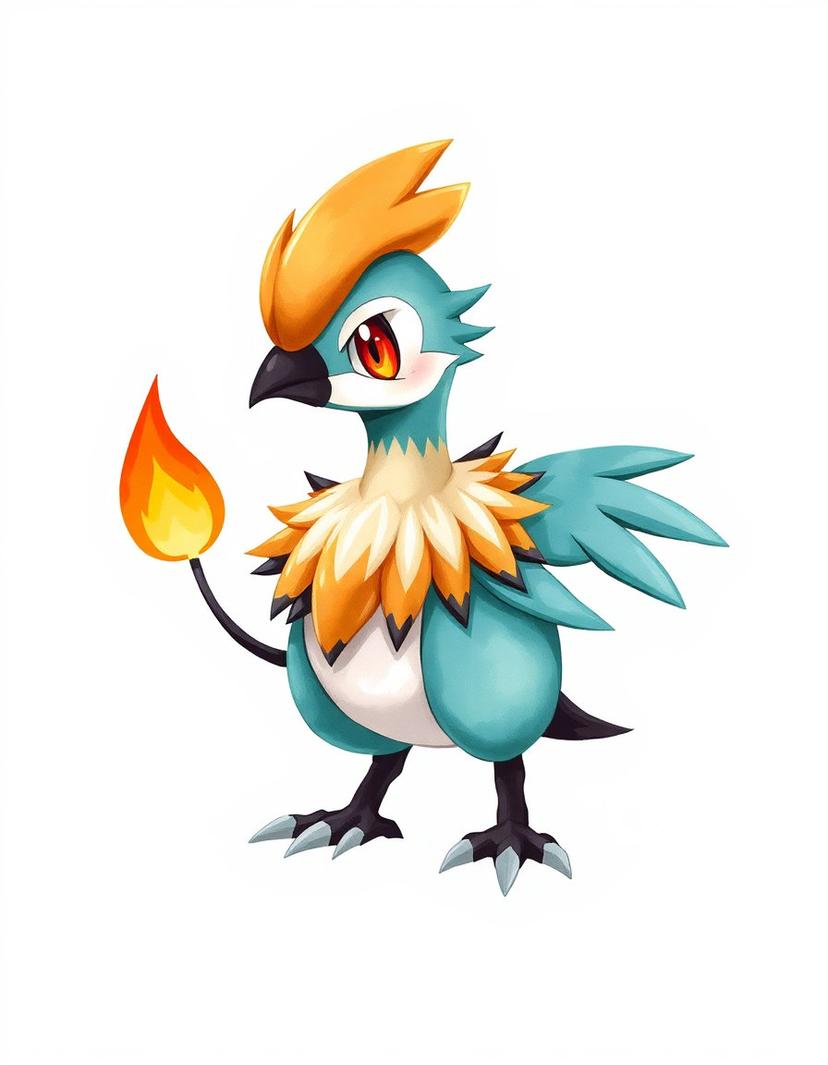Pyrofledge, a Pokemon OC made on GenTube