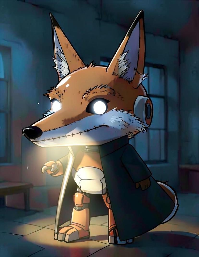 NeonTail, a FNAF OC made on GenTube
