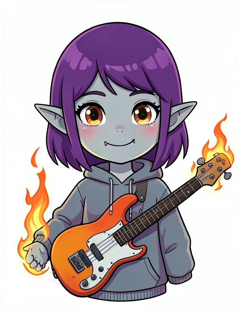 Lilacfang, a Adventure Time OC made on GenTube