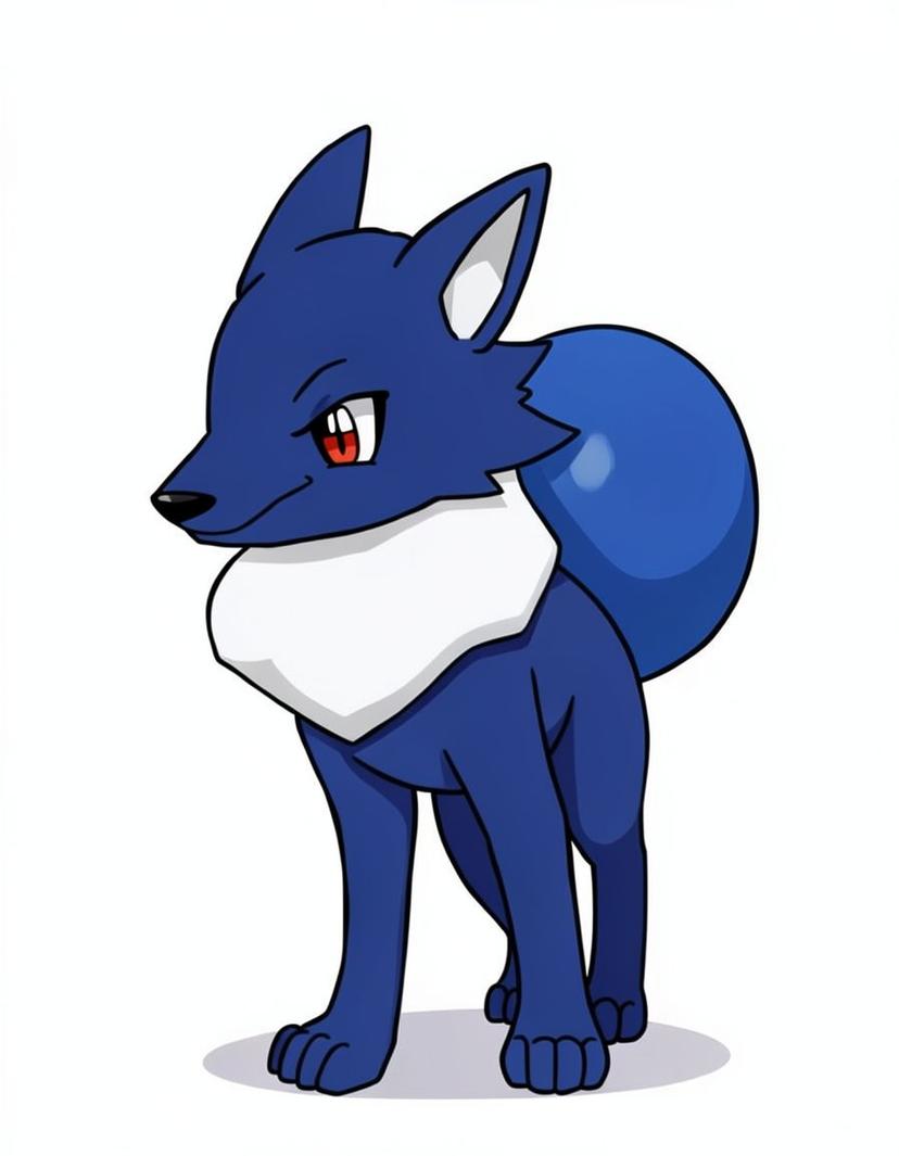 Ripplewolf, a Pokemon OC made on GenTube